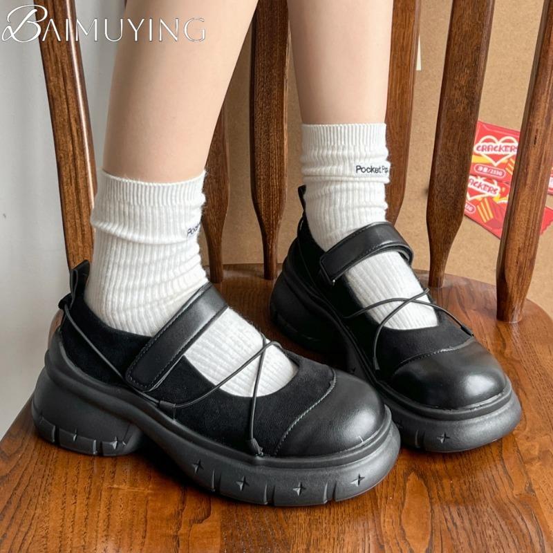 Мода Женщины Повседневные Кроссовки Платформа Плоские Сандалии Женские Туфли Мэри Джейн Тренд 2025 Лето Спортивная Обувь Неглубокие Удобные Сандалии Женские