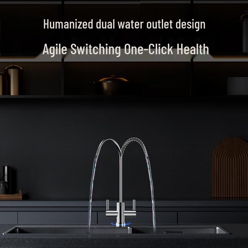 ECOODA Z2 800GPD Under-Sink Dual-Outlet RO Water Purifier CN plug (adapter included)