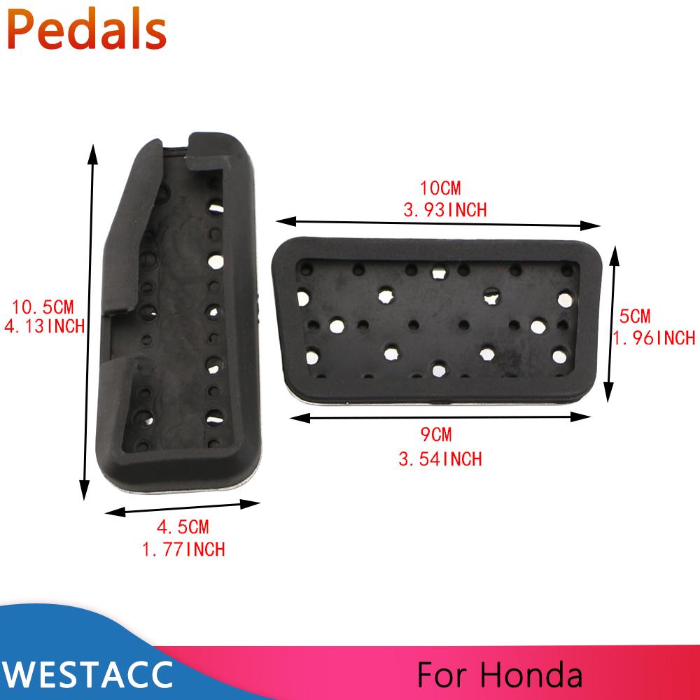 Автомобильные педали, чехол для педали тормоза-акселератора для Honda Fit Jazz 2011-City 2013- Vezel HRV 2015-
