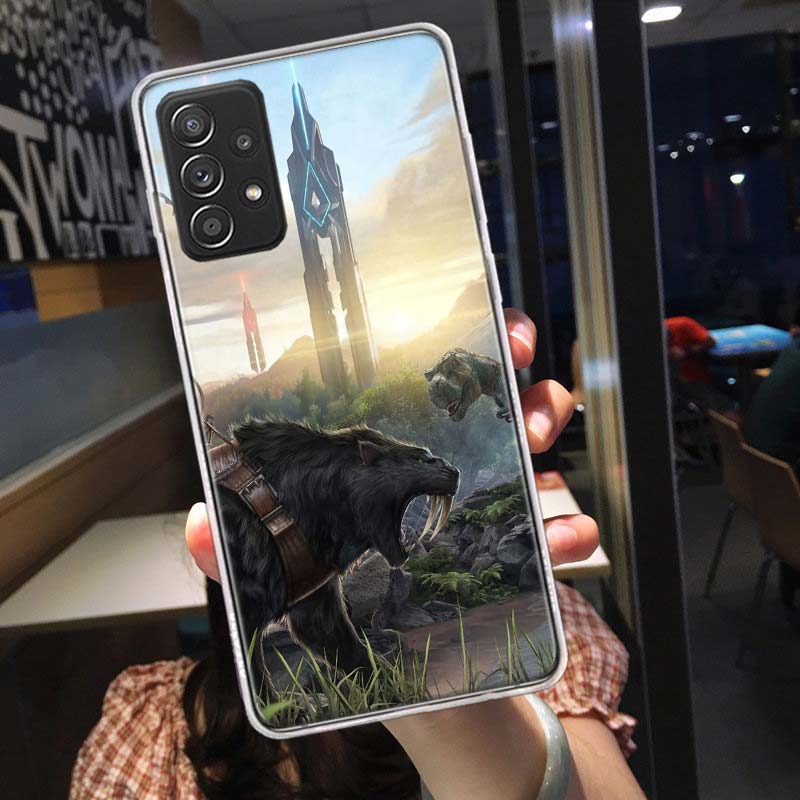 Game ARK Survival Evolved Phone Case for Samsung A54 A57 A37 A17 A14 A15 A12 A24 A34 A55 A35 A25 A52S A07 A05S A04S A22 A32 A72