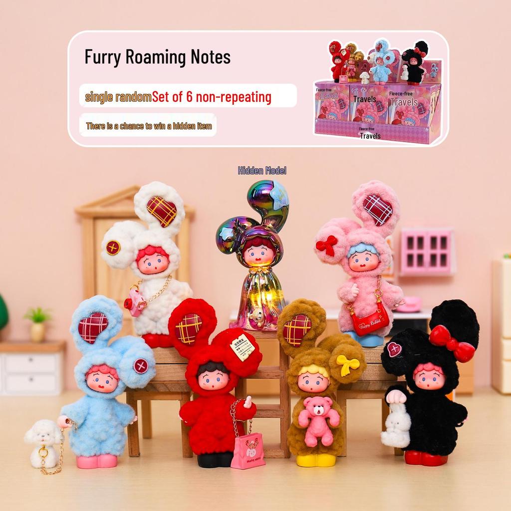 Trendy Dark Night Resin Figure Collection: Stylish Blind Box Desktop Ornament