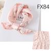 New Small Square Scarf for Women, Printed Silk Scarf, Decorative Neckerchief, Cartoon Animal Plaid Striped Scarf