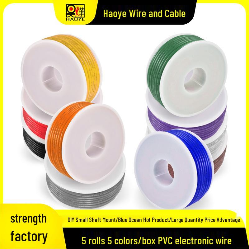 Набор DIY ПВХ электронных проводов 16AWG-30AWG Луженая медь, перемычки и авиационные провода