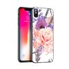 Черный чехол из ТПУ для iPhone 5 5s SE 2020 6 6s 7 8 plus x 10 чехол для iPhone XR XS 11 pro MAX чехол красивая девушка с цветами листья