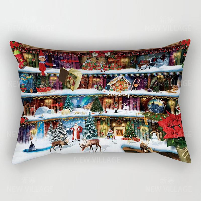 unframed Home autumn decoration Oil painting style pillow cushion cover decorations throw pillow cover 30*50 pillowcase 30x50 40