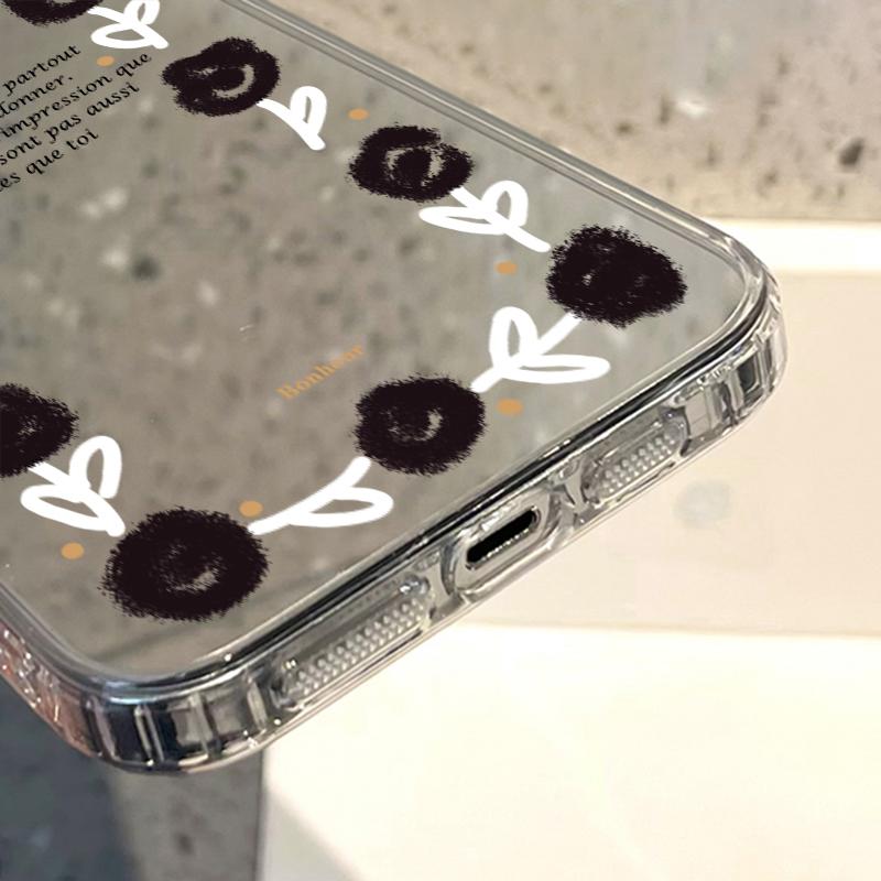 Чехлы для мобильных телефонов iPhone 11 13 XR 15 Pro Max 12 14 Pro Max Чехол iPhone 16 XS Max Зеркальный защитный чехол Зеркальный Изысканный мультяшный водонепроницаемый