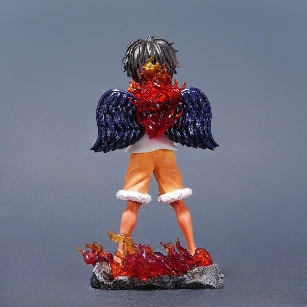 17cm/6.69in Anime ONE PIECE Figure Seraphim Luffy Action Figures Pvc Statue Desktop Ornamen Collection Model Toys Gifts