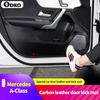 For Benz A-Class Anti-scratch Dirt-resistant Wear-resistant Door Anti-kick Pad Interior Leather Protective Accessories