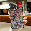 Модный Арт Граффити Мягкий Чехол Для Телефона Для iPhone 15 16 17 Air 14 Pro Max 16E Plus 13 12 Mini Покрытие Противоударный Fundas