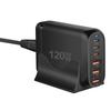Многопортовая зарядная станция 3xUSB+3xType C с выходной мощностью 120 Вт для общественных мест и путешествий