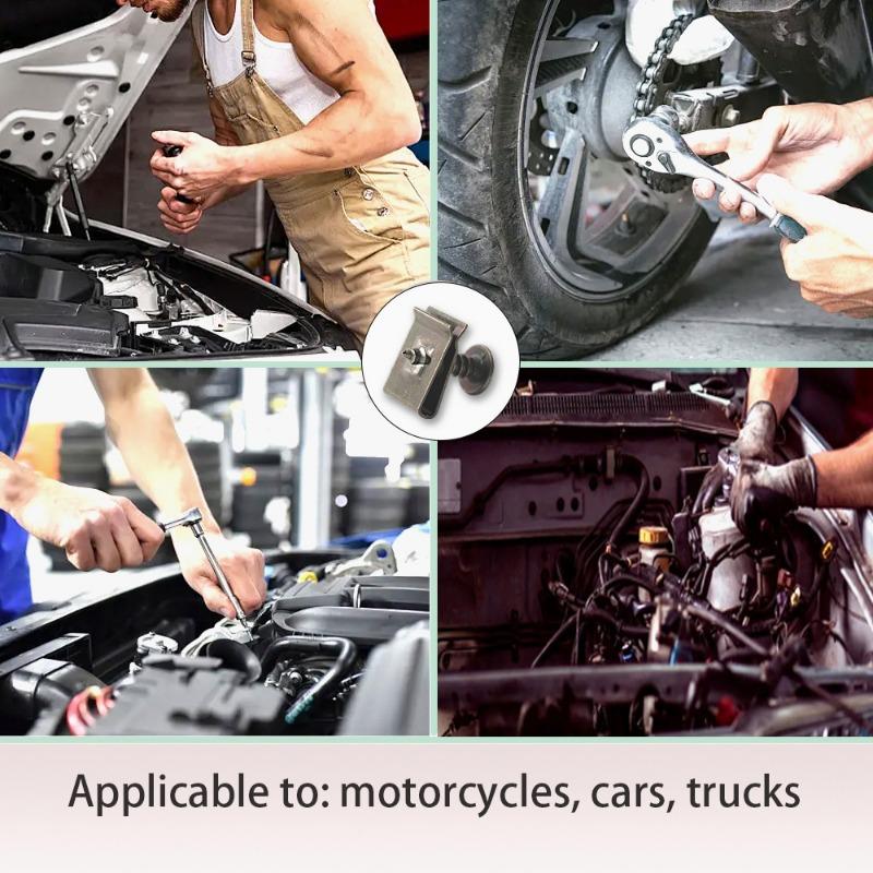 40/20 шт. Автомобильный саморез, крепеж, армейский зеленый металлический U-образный зажим, набор саморезов, зажимы для модификации брызговика, бампера