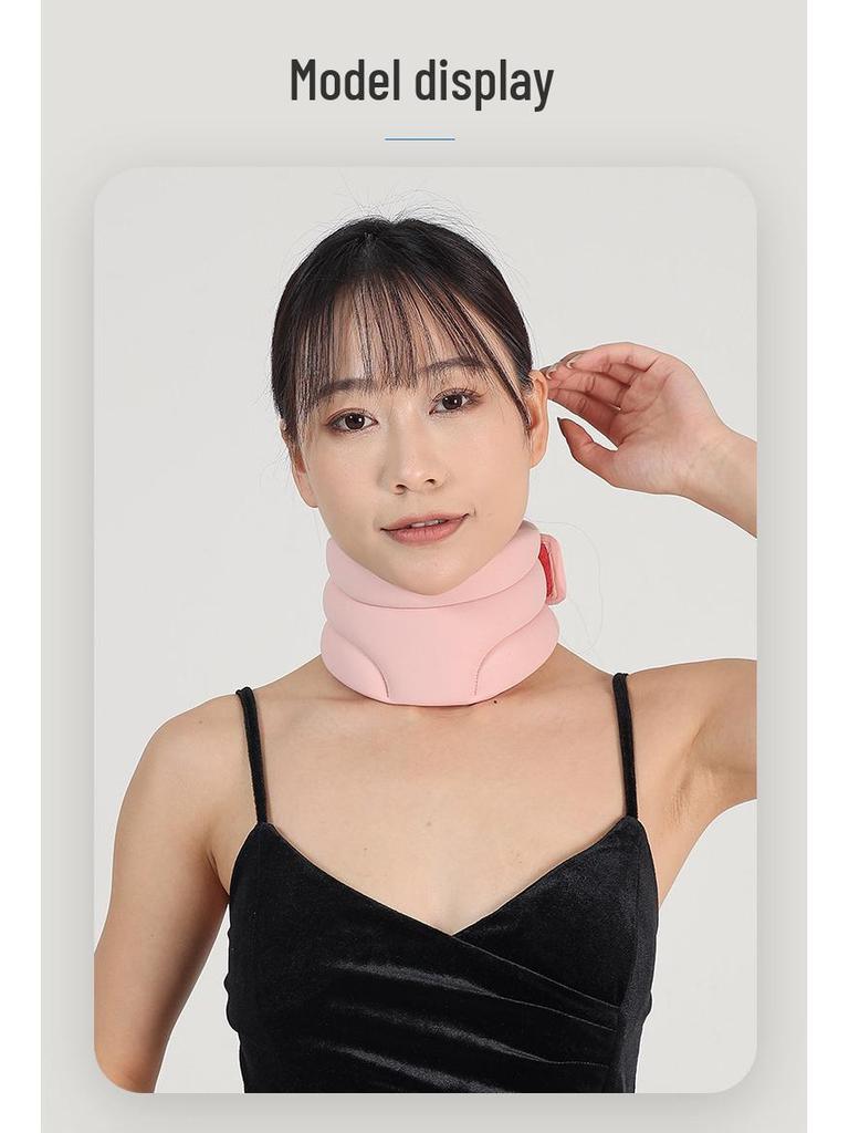 Nylon Neck Warmer & Corrector: Anti-Head Down Cervical Support Device for Home Physiotherapy