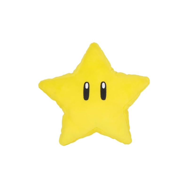 Sanei Boeki Super Mario ALL STAR COLLECTION Супер Звезда (S) Ш19 x Г7 x В18 см Плюшевая игрушка AC63