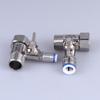 1 Комплект 304 Нержавеющая Сталь 1/2" на 1/4"3/8" ПЭ Трубка Быстроразъемное Соединение Уголковый Клапан Переключатель Детали Входной Тройник для Фильтра Обратного Осмоса Шаровой Кран