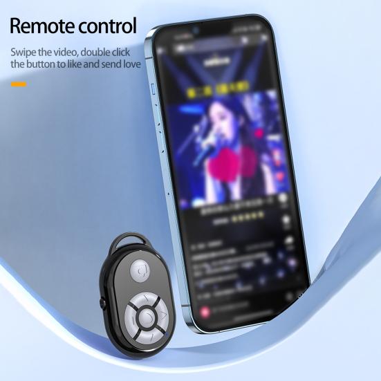 Пульт дистанционного управления на большом расстоянии, дистанционное реагирование, видео, Bluetooth-совместимая съемка, мини-съёмка без помощи рук, умный затвор для селфи, для фотографии