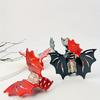 2 шт. милых заколки для волос в виде летучей мыши и акулы - мини-заколки-коготь из ацетата для косичек, хвостиков и аксессуаров для волос для женщин