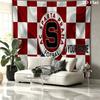 Custom Name,AC Sparta Praha Wall tapestry, aesthetic printed fabric blanket, suitable for bedroom, living room, and home decor.