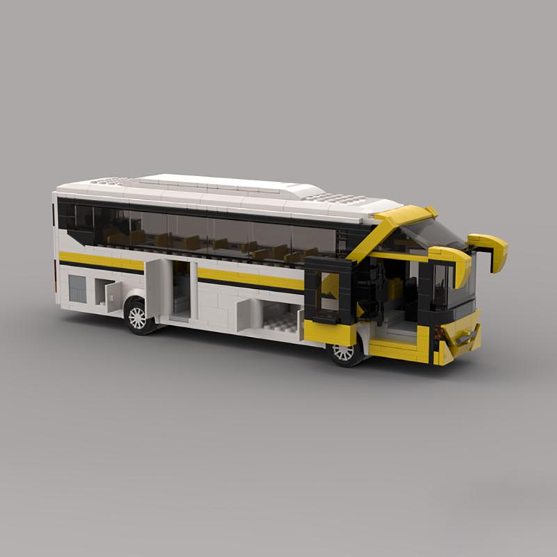 590 шт Speed Champions City Coach Bus Model Building Blocks Technology Bricks DIY Creative Assembly Kids Toys Holiday Gifts