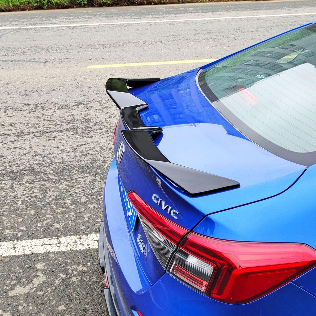 2022 Eleventh Gen Civic Type R Gullwing Rear Spoiler, Non-Destructive Install