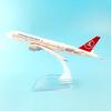 Масштаб 1/400 16 см Модель самолета Turkish Airlines Boeing 777 Самолет Литой металл Самолеты