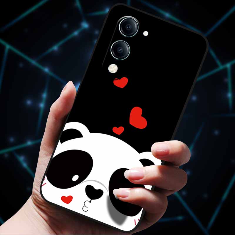 For Vivo Y04 4G Case Soft Silicone Bumper 3D Flowers Emboss Phone Cases for Vivo Y04 4G Back Cover Shell VivoyY04 4G Bag