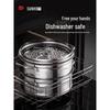 Sanhe 3-Tier 304 Stainless Steel Steamer Pot