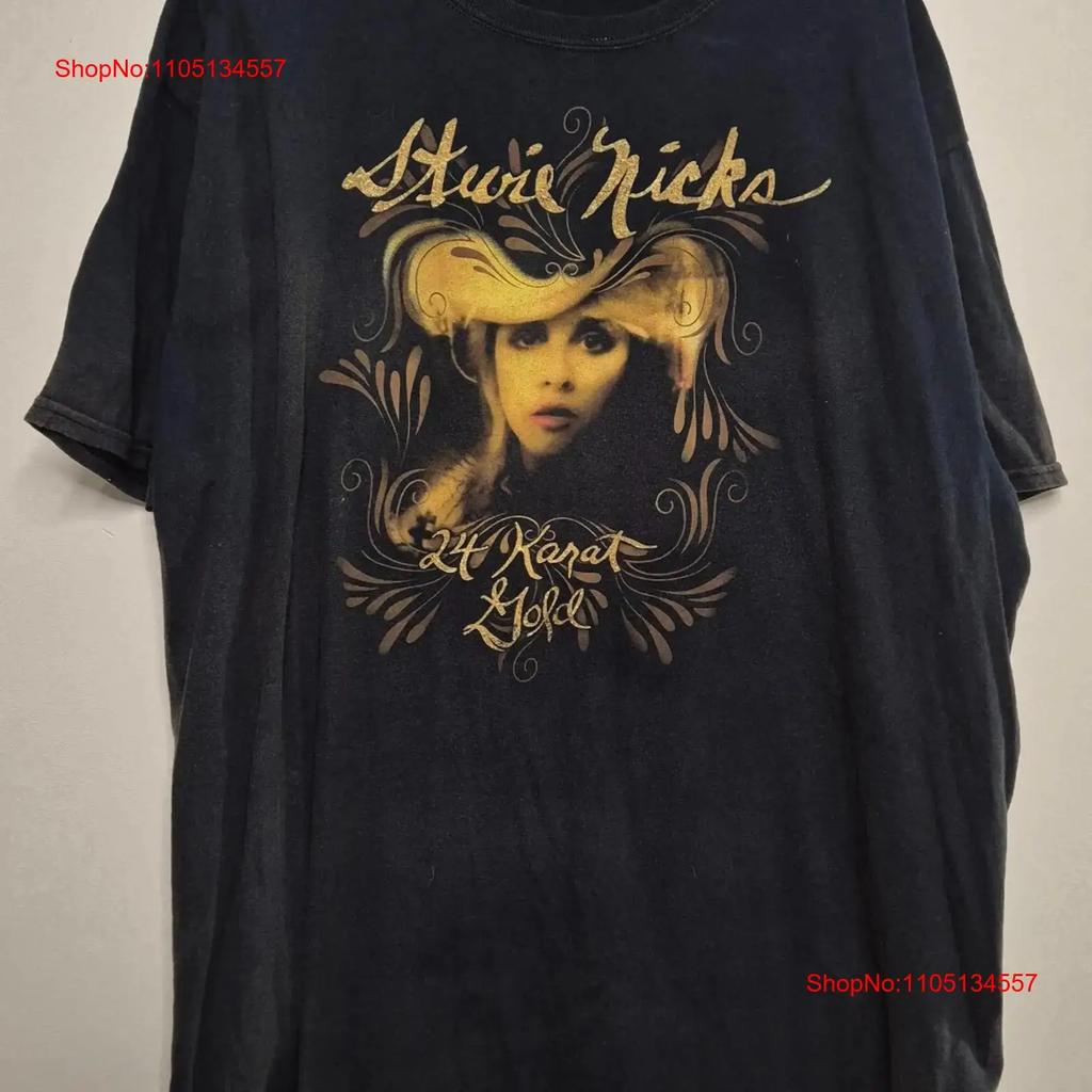 Stevie Nicks Karat Gold Tour T Shirt Size XL American Singer Songwriter vintage Washed Slightly Breathable Comfortable