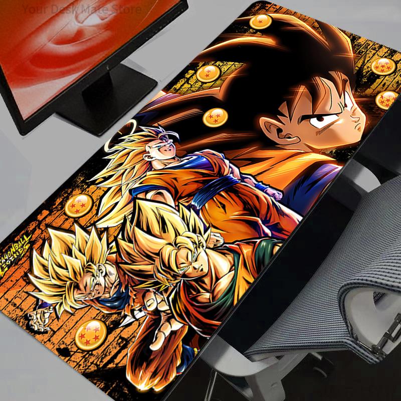 DBZ Dragon Ball Z Mouse Pad Gamers Decoracion Gamer Desk Mat Mousepad XXL Gaming Accessories Varmilo Rug Keyboard Carpet