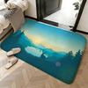 Soft Absorbent Non-Slip Rug Game Firewatch Floor Mat Home Decor Doormat Bedroom Floor Mat Shower Carpet