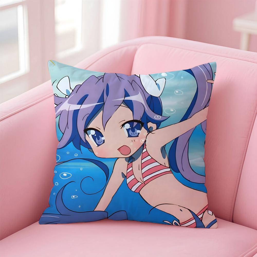 Classic animation LLucky SStar Cushion Cover Pillow Case Soft Friendly Fabric Concealed Zipper