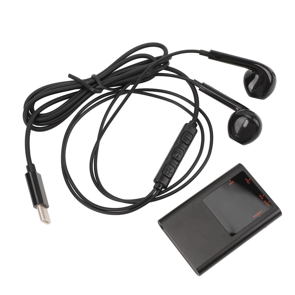 Диктофон с функцией шумоподавления AI, записывающее устройство с памятью на 750 часов, активируемое голосом