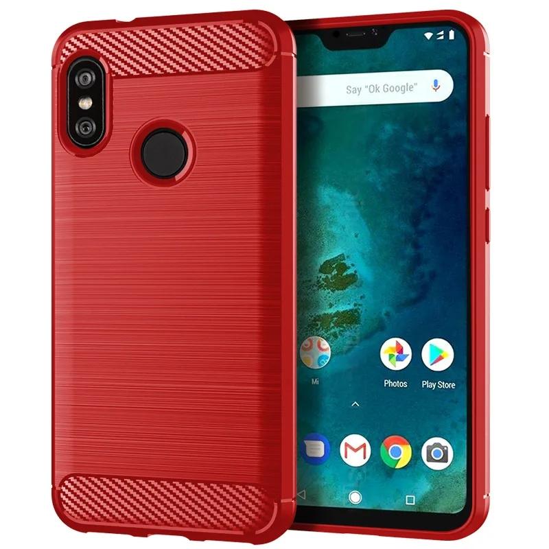 Для Xiaomi Mi A2 lite mia2lite redmi6 pro Мягкий силиконовый чехол задняя крышка для xiaomi a2 lite mi a2lite redmi 6pro Матовые чехлы