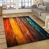 Colorful Wood Grain Timber Customized Carpet Rug for Bedroom Living Room Home Sofa Decoration,Child Game Large Decor Floor Mat