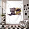 Настенный гобелен Little Nightmares Six Mono Арт Подвесная ткань Декоративный фон Чехол для украшения комнаты