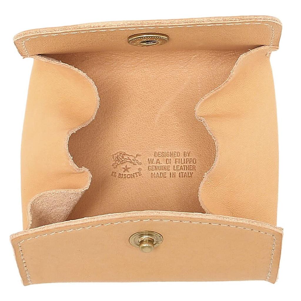Кошелек для монет Бежевый IL BISONTE SCP020 PV0005 NA106B [IL BISONTE] Мужской Женский [Товар]