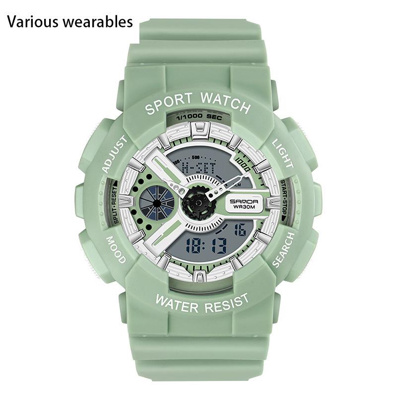 Корейская мода тренд микро бизнес светящиеся электронные спортивные модные студенческие корейские конфеты детские парные часы