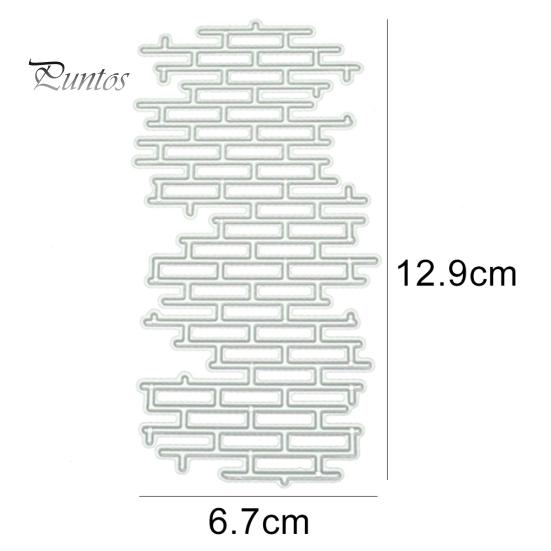 Card Background Grids Scrapbooking Cutting Die Embossing Stencil Album Decor