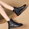 Новые осенне-зимние повседневные красные синие женские ботинки Martin с мягкой подошвой и плоским дном короткие ботинки из коровьей кожи с круглым носком ботинки в стиле ретро модные повседневные