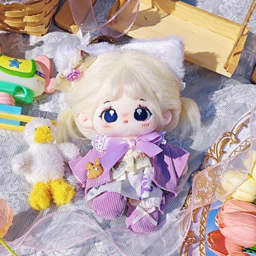 Lovely 20CM Cotton Doll Clothes Dress up DIY Doll Accessories Cute Sweater Shorts Suit Kids Toys