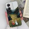 Для Vivo Y36 Y20 Y15S Y02 Y11 Y12 Y35 Y33s Y31 Y30 Y27 Чехол для телефона Задняя крышка Модный противоударный прозрачный мягкий силиконовый чехол из ТПУ для Vivo для мальчиков и девочек