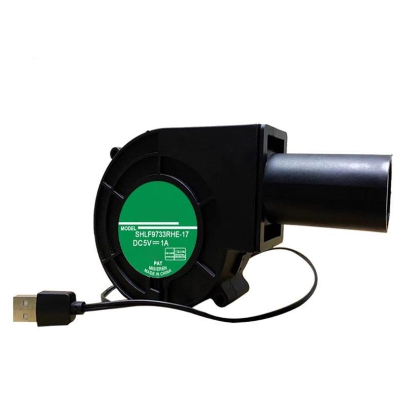 USB-воздуходувка Эффективное разжигание каминов Система наружного обогрева Обслуживание 4000 об/мин Воздушная воздуходувка