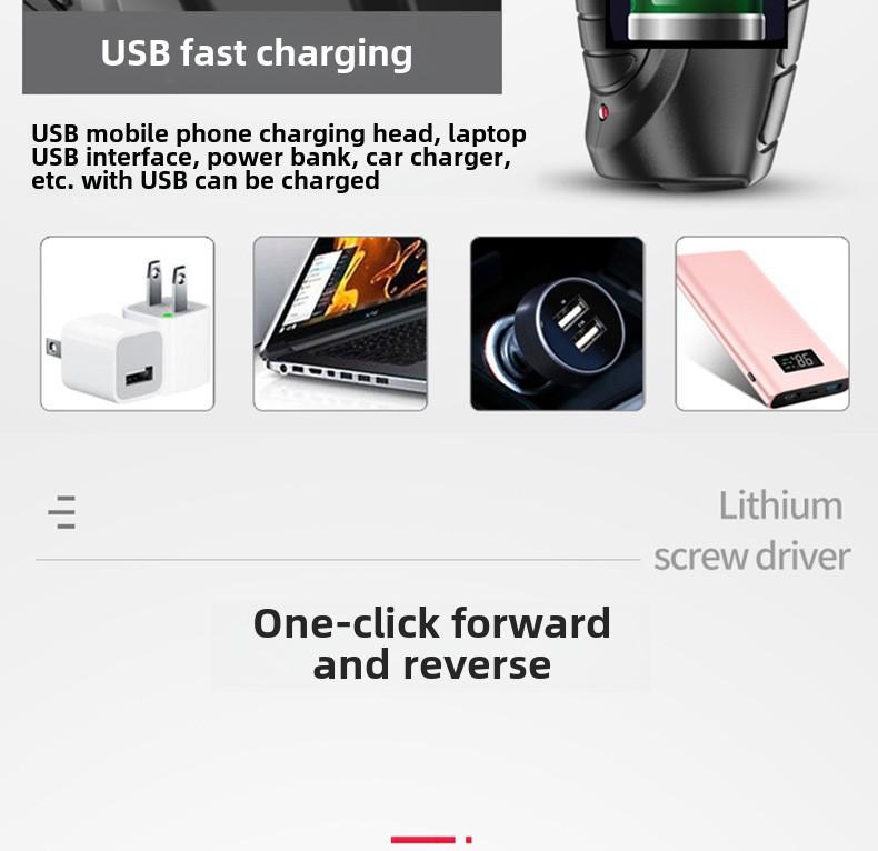 3,6 В аккумуляторная мини-электрическая отвертка, многофункциональная складная ручная дрель