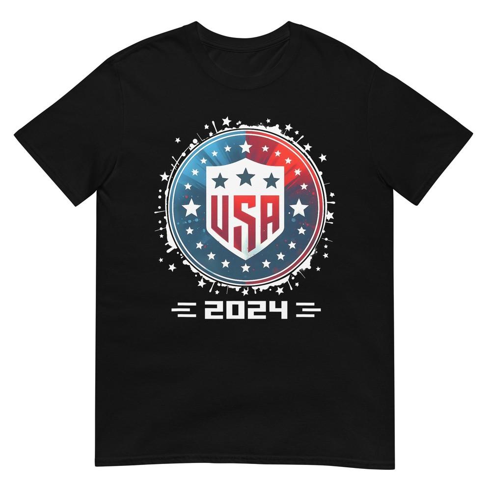 США 2024 Go United States Спорт Команда США 2024 Футболка США