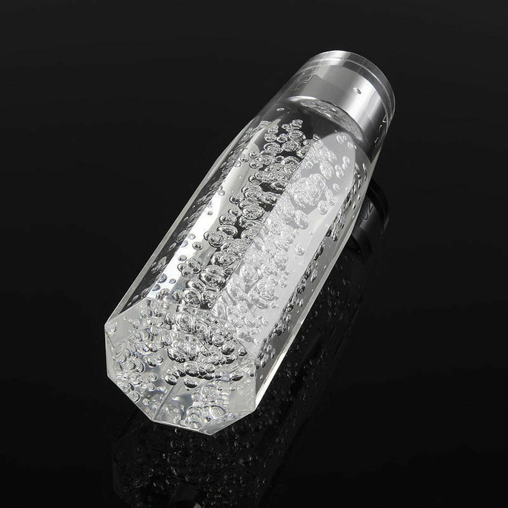 Universal Crystal Bubble Clear Acrylic Shift Knob Car Truck SUV Shifter Gear Stick Shifter Knob Interior Parts Car Accessory