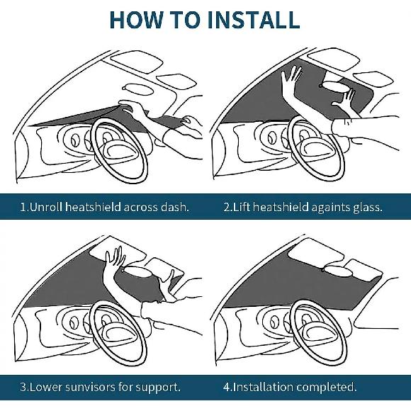 Car Windshield Sunshade Dachshund Dog Sun Visor Protector Front Window Shade Sunshade Block Uv Rays Protector Your Vehicle