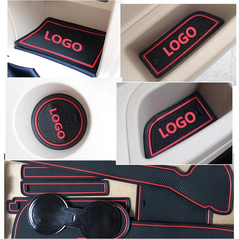 Противоскользящий коврик для ворот, резиновая подставка для Chery Very Celer Fulwin 2 Storm Bonus ZAZ Forza MVM 315, аксессуары, автомобильная наклейка