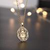 Fashion Micro-Set Multi- Zircon Necklace Pendant Jewelry For Women