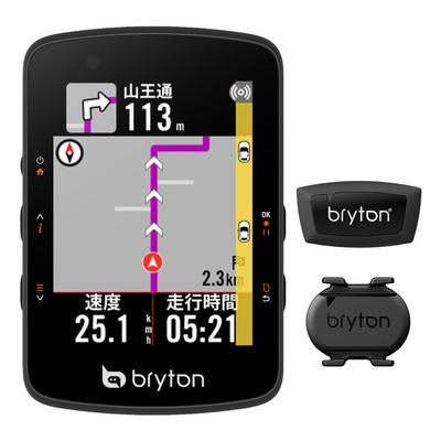 Велокомпьютер Bryton Rider 550D, время работы от батареи 37 часов, цветной экран 2,8 дюйма, GPS для велосипеда (датчики каденса и частоты сердечных сокращений включены)
