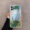 Чехол для телефона Клод Моне для iPhone 16 15 14 13 12 Mini 11 Pro XS Max X XR SE 6 7 8 Plus Мягкий силиконовый чехол