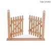 1/12 Модель деревянных ворот забора Миниатюрная дверь для сказочного сада Кукольный домик Имитация Мебель Украшение Игрушки